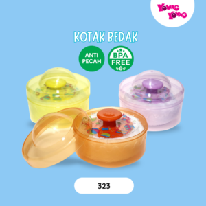 YOUNG YOUNG Kotak Bedak Anti Pecah BPA Free Baby Pot Powder 323