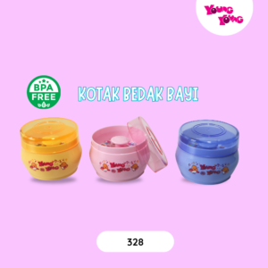YOUNG YOUNG Kotak Bedak Bayi  BPA Free Baby Pot Powder 328