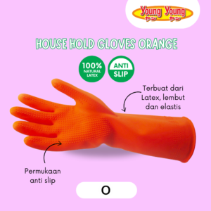 YOUNG YOUNG Sarung Tangan karet latex gloves 33 CM