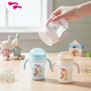 YOUNG YOUNG Botol Minum Sippy Trainign Cup 240 ml BPA Free 915