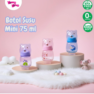 YOUNG YOUNG Botol Susu Mini BM 75 ml untuk Bayi Usia 0-3 Bulan - Minum - Bottle PP